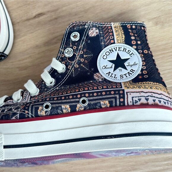 ❤️Converse x Isabel Marant Chuck 70 Hi 9.5 Women Shoes Black Vanilla Ice A14800C - Picture 13 of 14